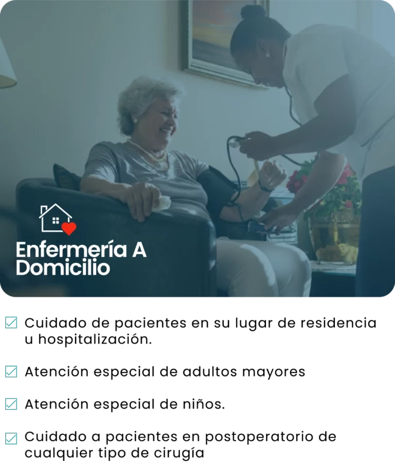 Servicio de enfermería a domicilio