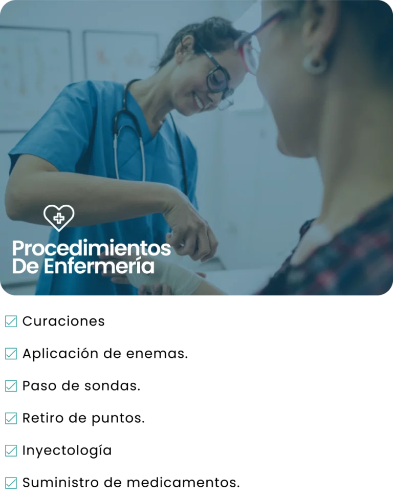 Servicio de enfermería a domicilio