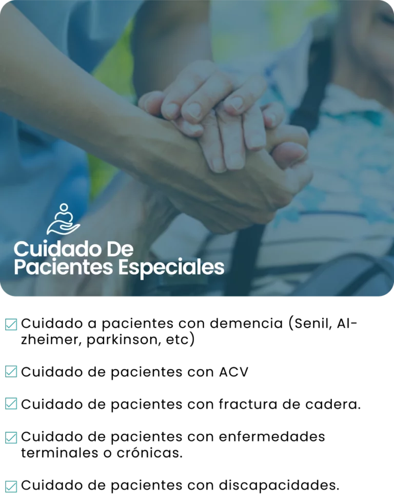 Servicio de enfermería a domicilio